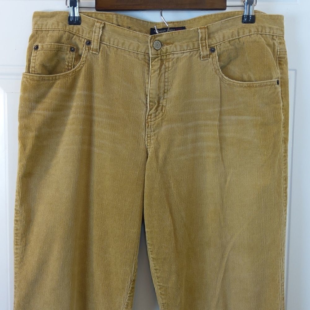 American Eagle corduroy five-pocket petite Flare jeans